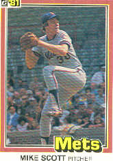 1981 Donruss Baseball Cards 037 Mike Scott